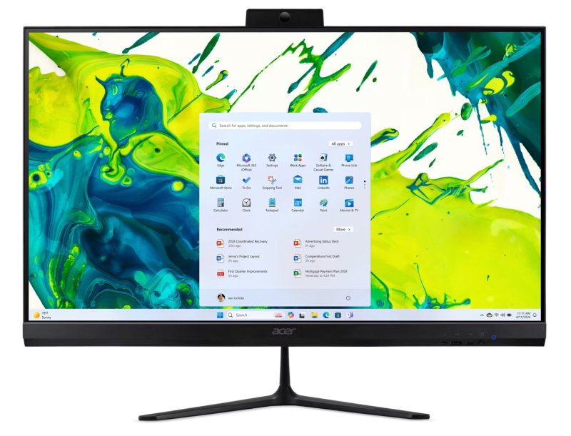 Acer Aspire / C27-2G_LUBR75825U_65W / 27" / FHD / R7-5825U / 16GB / 512GB / AMD int / W11H / Černá - obrázek produktu