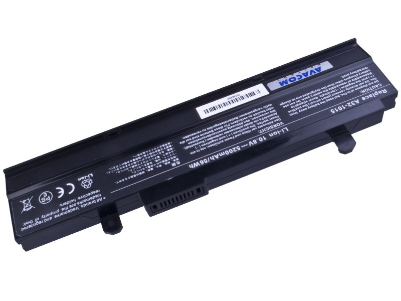Baterie AVACOM NOAS-EE16b-806 pro Asus EEE PC 1015/ 1016/ 1215 series Li-Ion 10,8V 5200mAh/ 56Wh black - obrázek produktu