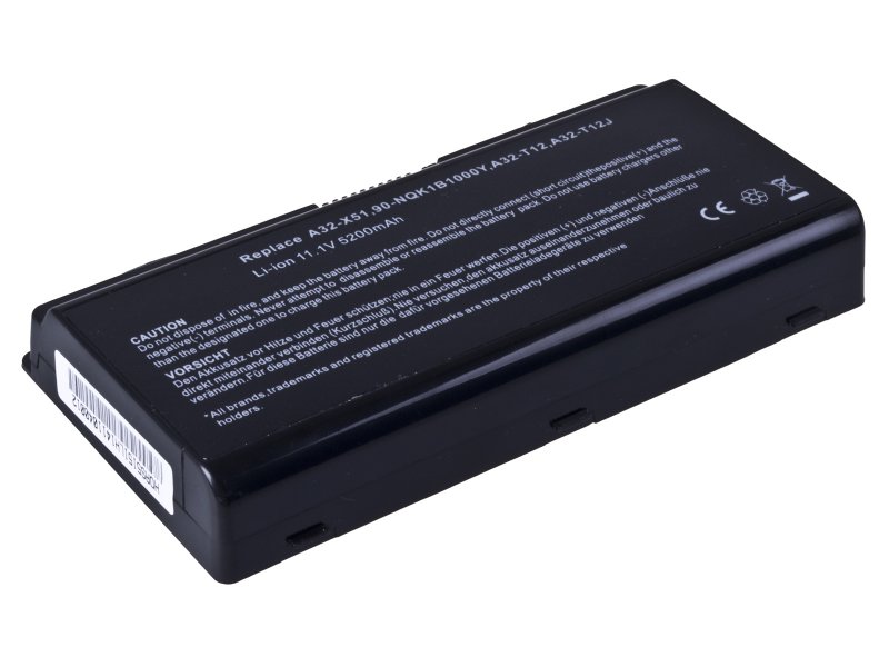 Baterie AVACOM NOAS-X51-806 pro Asus X51, X58 series A32-X51, A32-T12 Li-Ion 11,1V 5200mAh/ 58Wh - obrázek produktu
