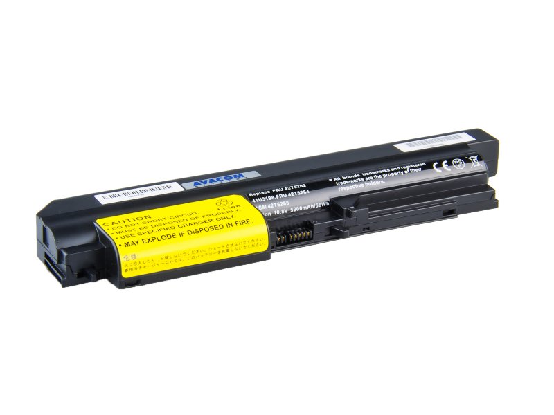 Baterie AVACOM NOLE-R61h-806 pro Lenovo ThinkPad R61/ T61, R400/ T400 Li-Ion 10,8V 5200mAh/ 56Wh - obrázek produktu