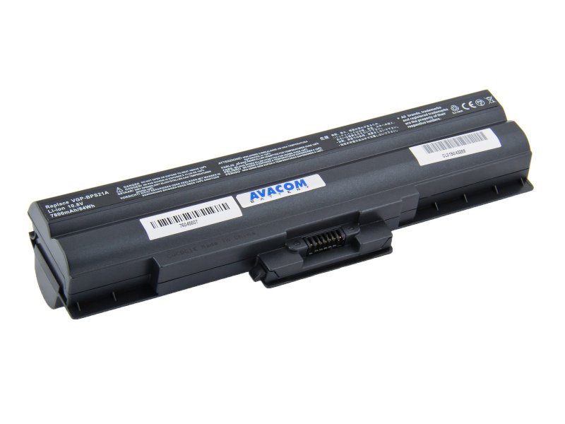Baterie AVACOM NOSO-21BH-806 pro Sony Vaio VPCS series, VGP-BPS21 Li-ion 10,8V 7800mAh/ 84Wh black - obrázek produktu