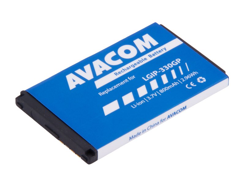 Baterie AVACOM GSLG-KF300-S800 do mobilu LG KF300 Li-Ion 3,7V 800mAh (náhrada LGIP-330GP) - obrázek produktu