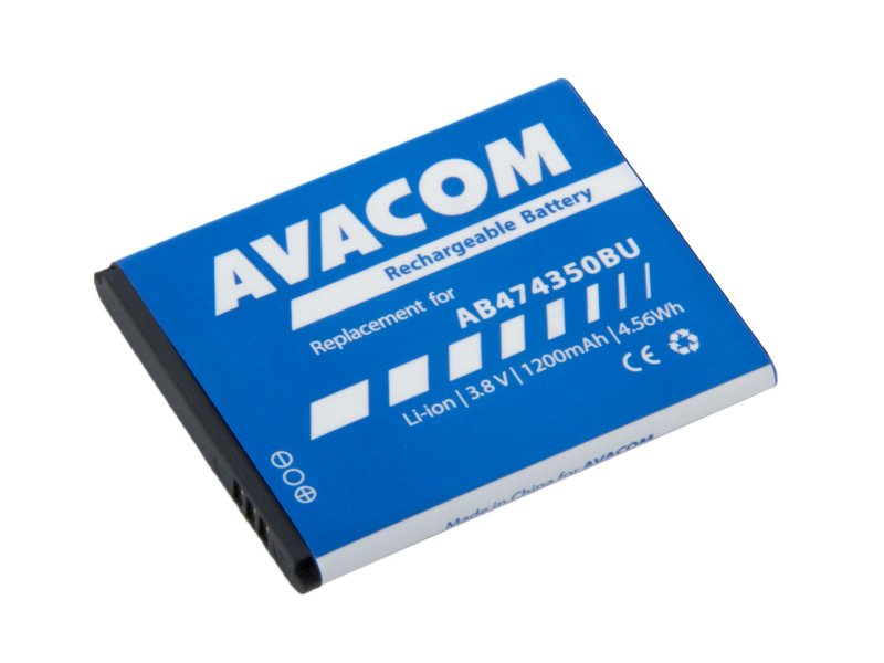 Baterie AVACOM GSSA-G810-S1200A do mobilu Samsung G810, i8510 Li-Ion 3,7V 1200mAh - obrázek produktu