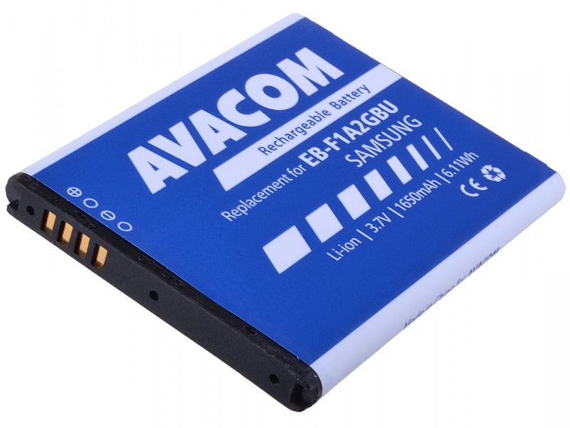 Baterie AVACOM GSSA-I9100-S1650A do mobilu Samsung i9100 Li-Ion 3,7V 1650mAh (náhrada EB-F1A2GBU) - obrázek č. 3