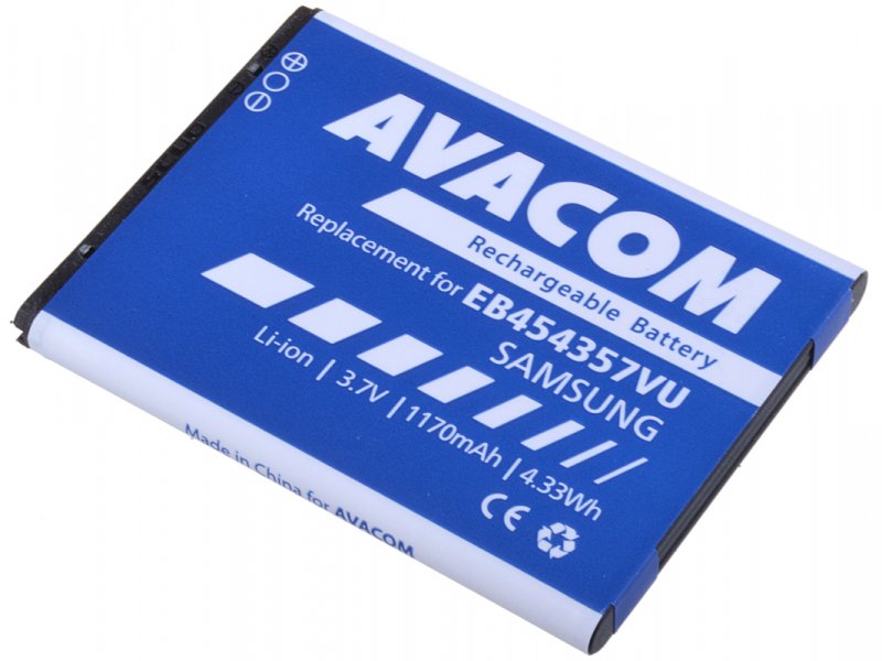 Baterie AVACOM GSSA-S5360-S950A do mobilu Samsung S5360 Li-Ion 3,7V 1200mAh (náhrada EB454357VU) - obrázek produktu