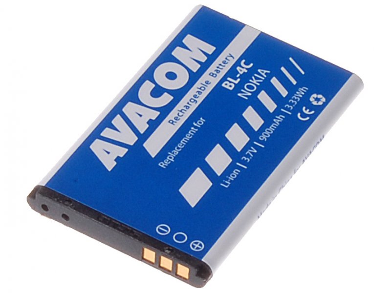 AVACOM baterie do mobilu Nokia 6300 Li-Ion 3,7V 900mAh  (náhrada BL-4C) - obrázek produktu
