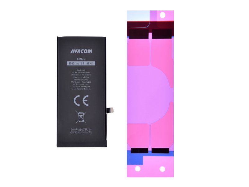 AVACOM baterie pro Apple iPhone 8 Plus - vysokokapacitní, Li-Ion 3,82V 3060mAh (náhrada 616-00367) - obrázek produktu