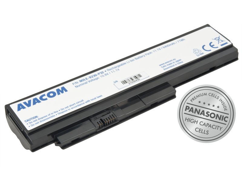 Baterie AVACOM pro Lenovo ThinkPad X230 Li-Ion 11,1V 6400mAh 71Wh - obrázek produktu