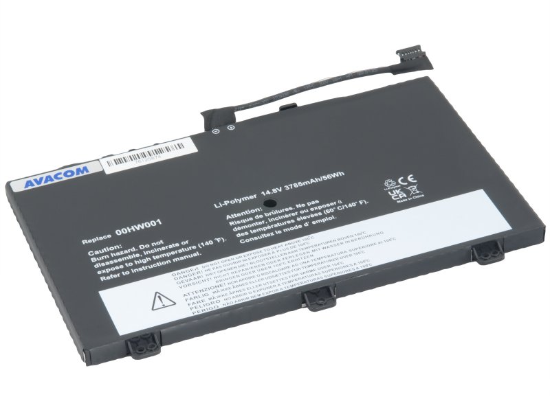 Baterie AVACOM pro Lenovo ThinkPad S3 Yoga 14 Series Li-Pol 14,8V 3785mAh 56Wh - obrázek produktu