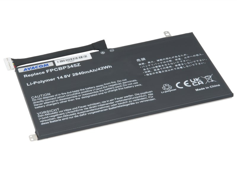 Baterie AVACOM pro Fujitsu LifeBook UH572, Li-Pol 14,8V 2840mAh - obrázek produktu