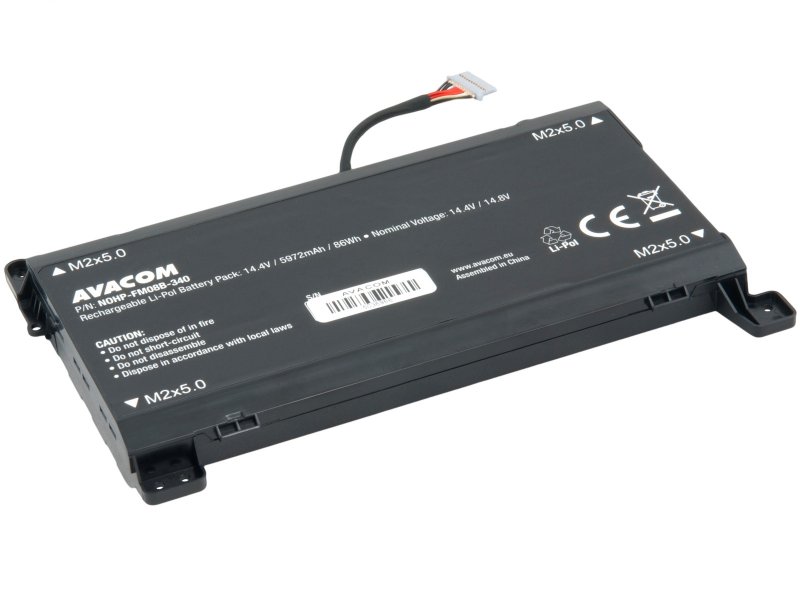 Baterie AVACOM pro HP Omen 17 TPN-Q195 Li-Pol 14,4V 5972mAh 86Wh - 12 pinový konektor - obrázek produktu