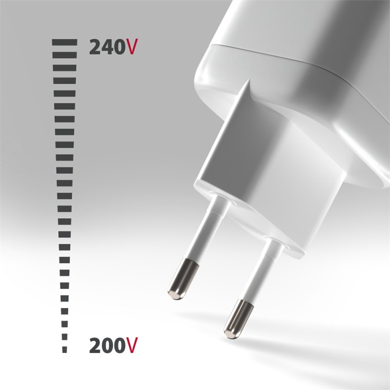 AXAGON ACU-PQ100W, GaN nabíječka do sítě 100W, USB-A + USB-C, PD3.0 / PPS / QC4+ / SFC2.0 / Apple, bílá - obrázek produktu