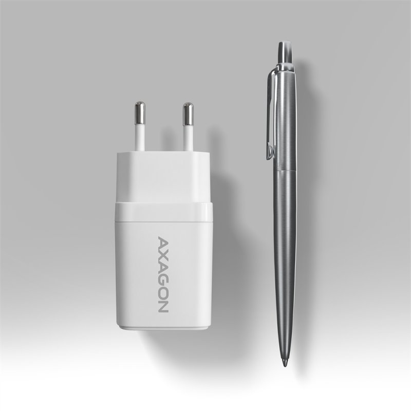 AXAGON ACU-PQ33W, GaN nabíječka do sítě 33W, USB-A + USB-C, PD3.0 / PPS / QC4+ / SFC2.0 / Apple, bílá - obrázek č. 11