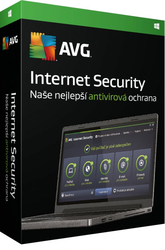 AVG Internet Security for Windows 10 PCs (1 year) - obrázek produktu