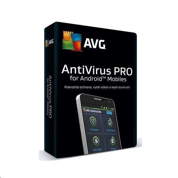 AVG Antivirus Pro for Android  1 Device, 1Y - obrázek produktu