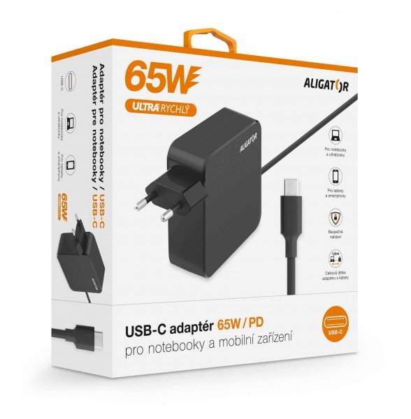 Aligator Power Delivery 65W USB-C adaptér - obrázek č. 5