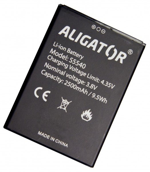 Aligator baterie S5540 Duo, Li-Ion 2500mAh bulk - obrázek produktu