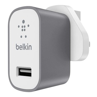 BELKIN MIXIT Metallic USB nabíječka 2.4A, šedá - obrázek produktu