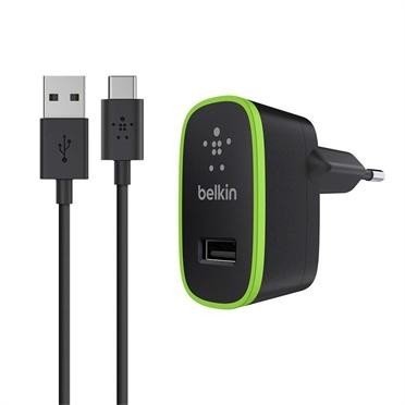 BELKIN USB-C Charger 5V/ 2,1A + USB-A to USB-C cable, black - obrázek produktu
