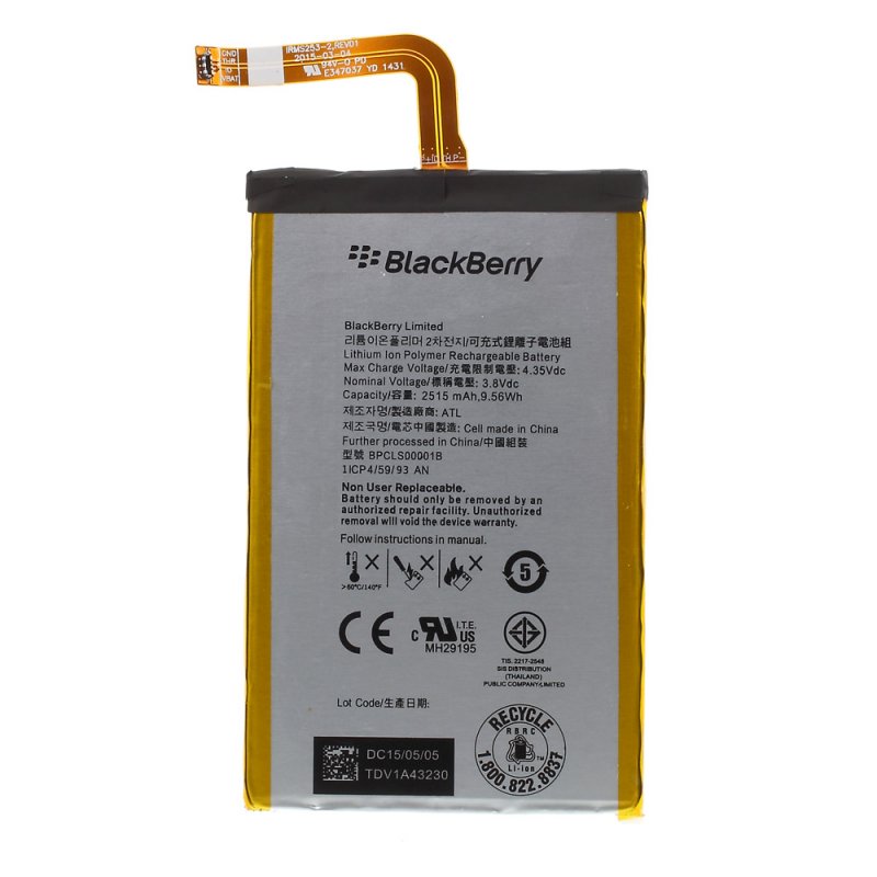 BlackBerry baterie BPCLS00001B 2515mAh bulk - obrázek produktu