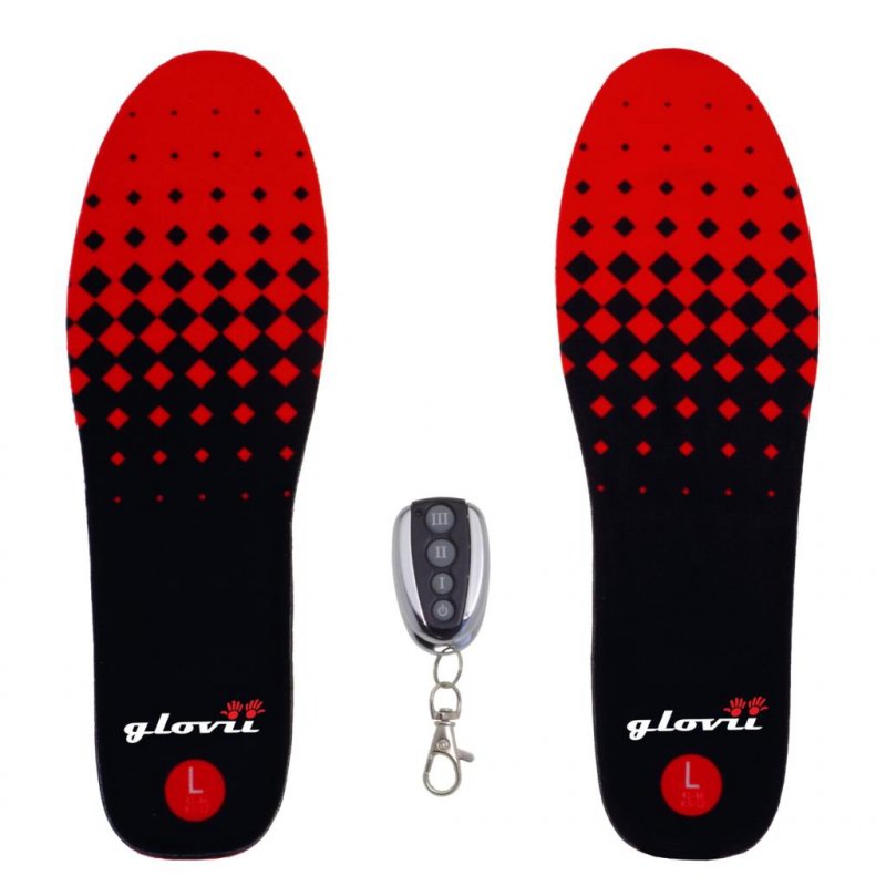 Glovii - Vyhřívané vložky do bot, velit S-M (35-40), černé - obrázek produktu