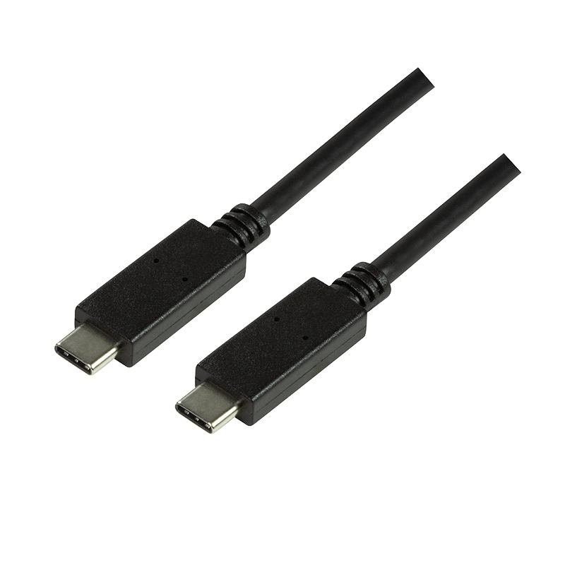 LOGILINK - Propojovací kabel USB-C 3.1 Gen2, 1m, černá - obrázek produktu