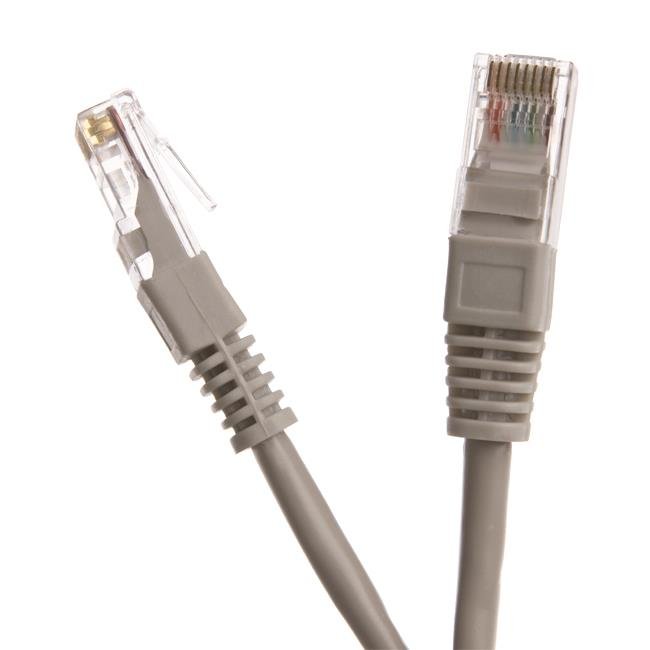 Digitalbox START.LAN patch kabel UTP cat.6 pozlacený 20m šedý - obrázek produktu