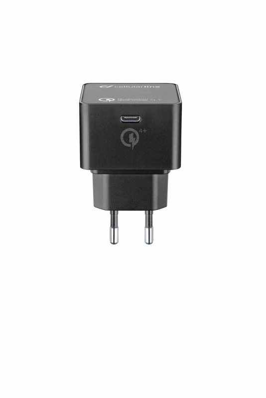 USB-C síťová nabíječka Cellularline Power Delivery (PD), max. 30 W, Qualcomm® Quick Charge™ 4+ - obrázek produktu