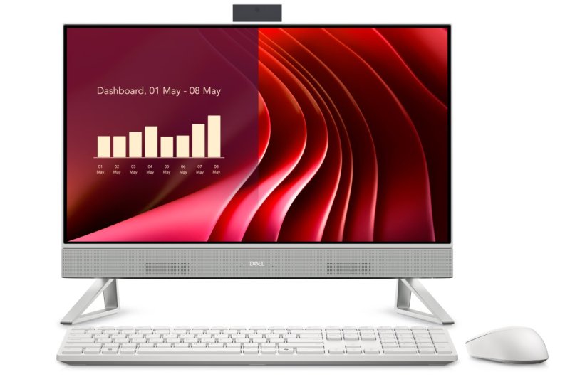 Dell / 24 All-in-One EC24250 / 23,8" / FHD / 7-150U / 16GB / 1TB / Intel int / W11P / Bílá On-Site - obrázek produktu