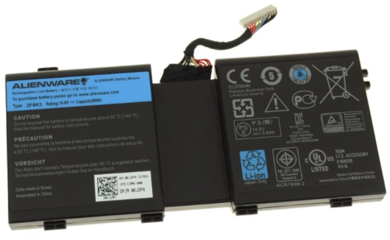Dell Baterie 8-cell 86W / HR LI-ION pro Alienware NB - obrázek produktu