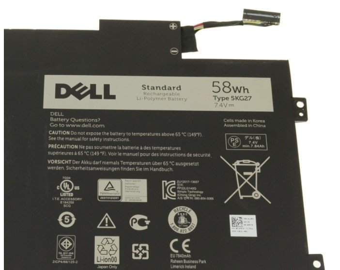 Dell Baterie 4-cell 58W / HR LI-ION Inspiron 7437 - obrázek č. 1