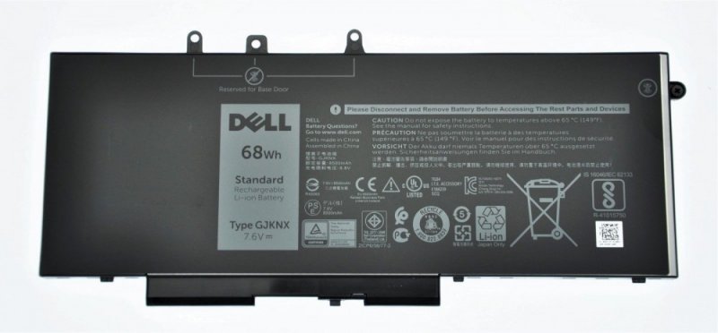 Dell Baterie 4-cell 68W/ HR LI-ON pro Latitude 5491,5591,5280,5290,5480,5490,5495,5580,5590 - obrázek produktu