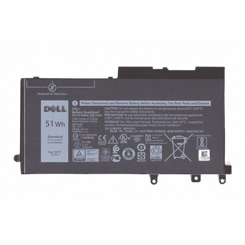 Dell Baterie 3-cell 51W/ HR LI-ON pro Latitude 5280, 5290, 5480, 5490, 5580, 5590 - obrázek produktu