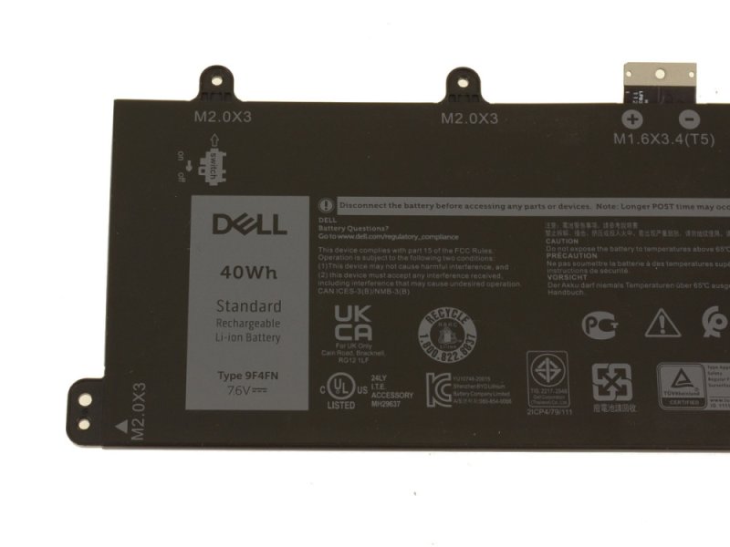Dell Baterie 2-cell 40W / HR LI-ION Latitude 7320 - obrázek č. 2