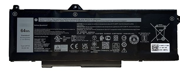 Dell Baterie 4-cell 64W/ HR LI-ON pro Latitude 5421,5521, 5431, 5531, Precision 3470, 3561,3571 - obrázek produktu