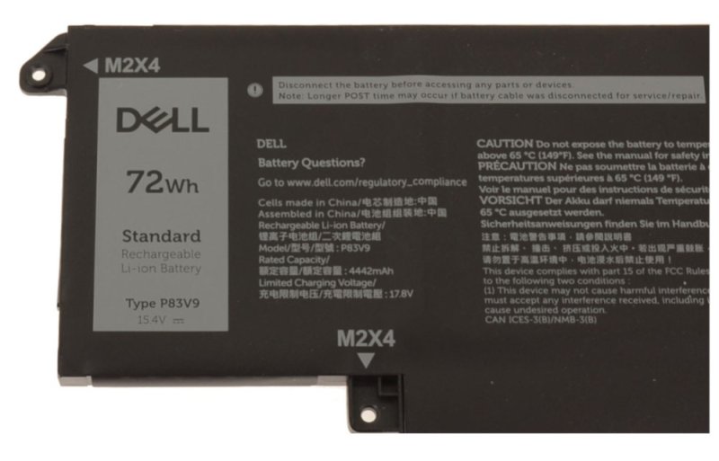 Dell Baterie 4-cell 72W / HR LI-ION pro Precision - obrázek č. 1