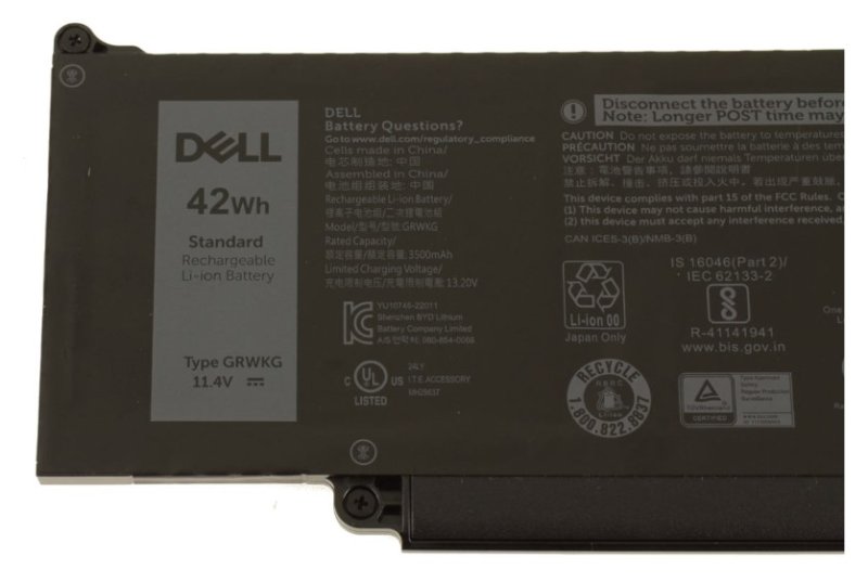 Dell Baterie 3-cell 42W / HR LI-ION pro Latitude - obrázek č. 1