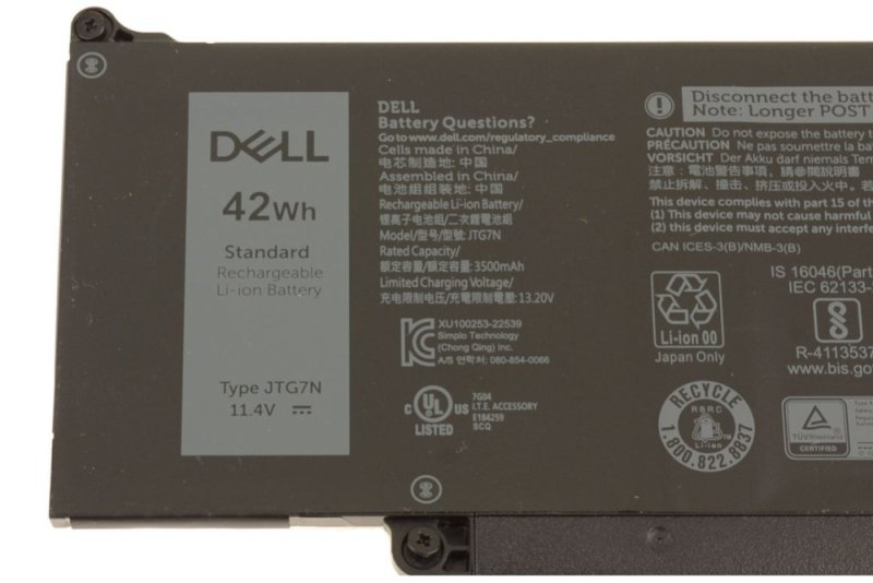 Dell Baterie 3-cell 42W / HR LI-ION pro Latitude - obrázek č. 1