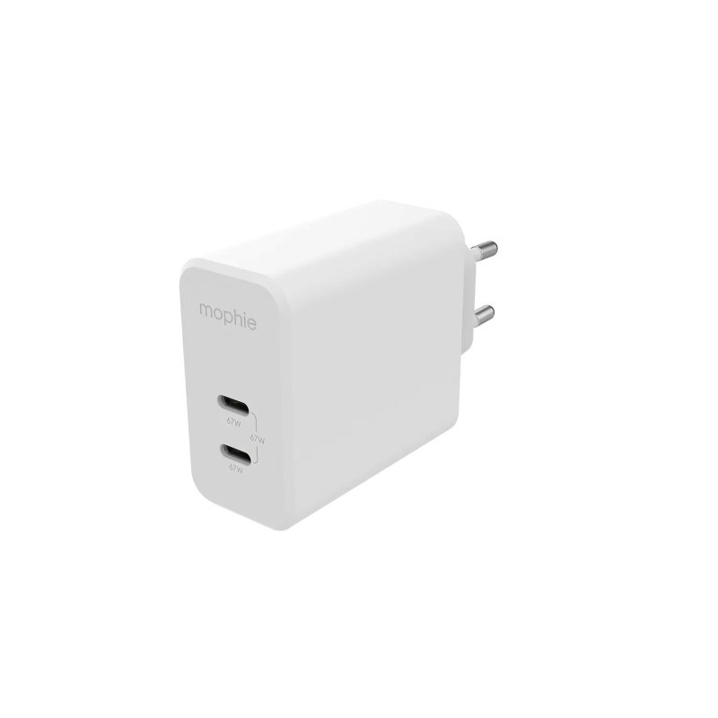 Mophie síťový adaptér GaN, USB-C / PD - 67W - bílá - obrázek produktu