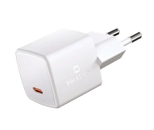SWISSTEN MINI SÍŤOVÝ ADAPTÉR GaN USB-C 25W POWER D - obrázek produktu