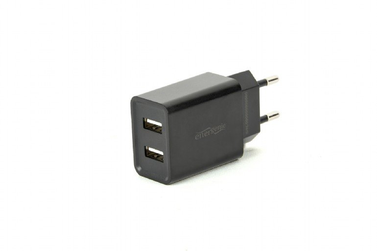 Gembird 2x USB nabíječka 2,1A, černá - obrázek produktu
