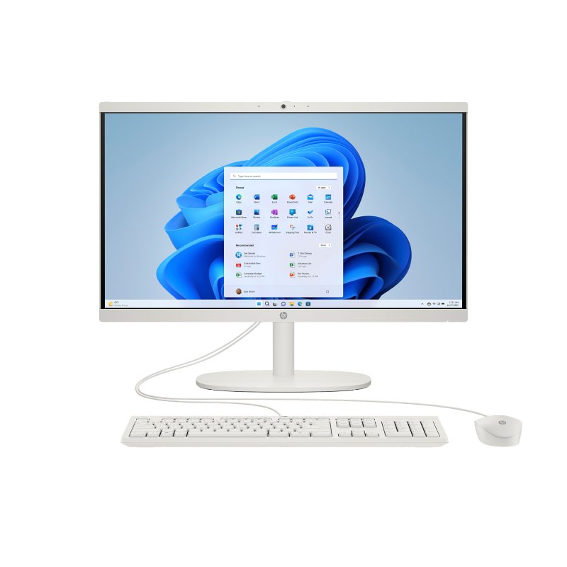 HP 22 / 22-dg0011nc / 21,5" / FHD / N100 / 8GB / 512GB / Intel int / W11H / Bílá - obrázek produktu