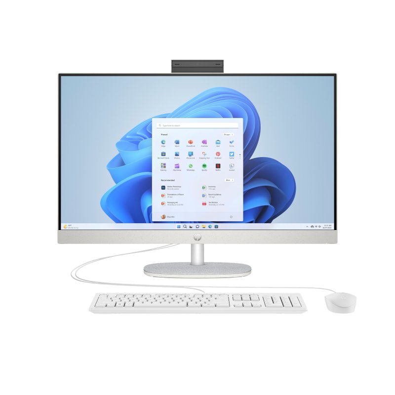 HP 27 / 27-cr0014nc / 27" / FHD / i5-1335U / 16GB / 512GB / Intel int / W11H / Bílá - obrázek produktu