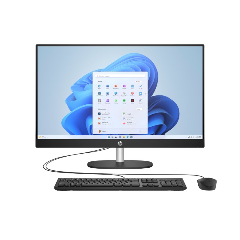 HP 27 / 27-cr0010nc / 27" / FHD / i3-N300 / 8GB / 512GB / Intel int / W11H / Černá - obrázek produktu