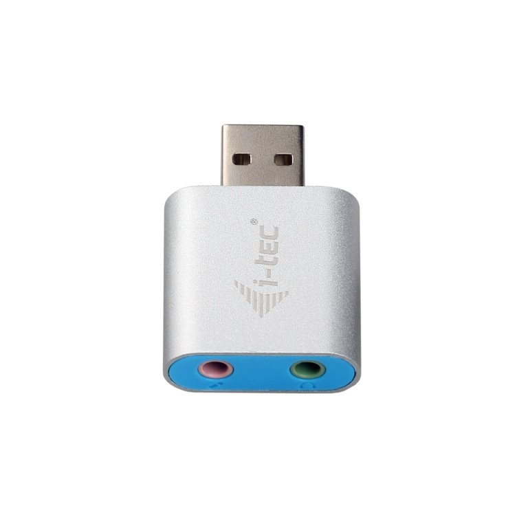 i-tec USB 2.0 Metal Mini Audio Adapter - obrázek č. 1