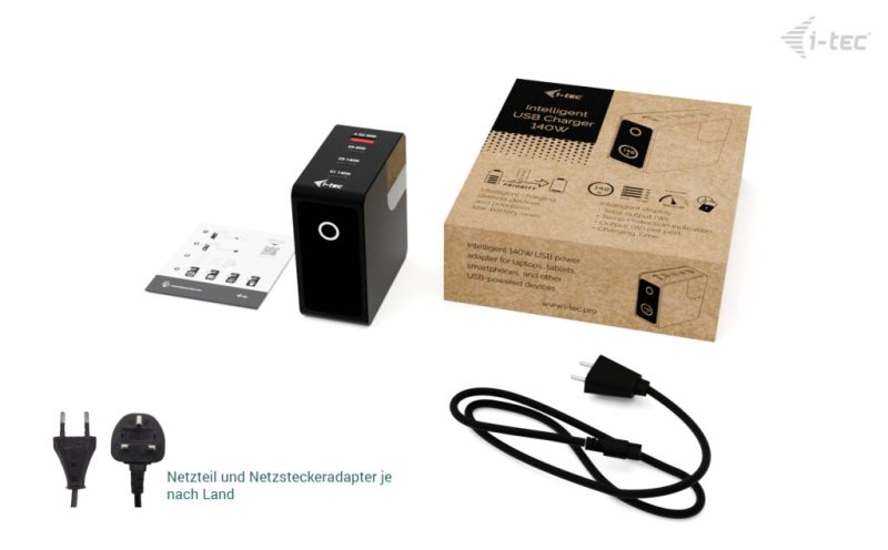 i-tec 140W Intelligent Multiport USB Charger - obrázek č. 7