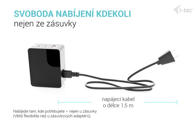 i-tec 100W Intelligent Multiport USB Charger - obrázek č. 8