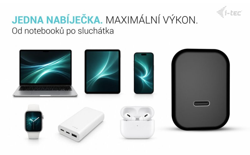 i-tec 65W USB-C Power Delivery GaN Charger - obrázek č. 4