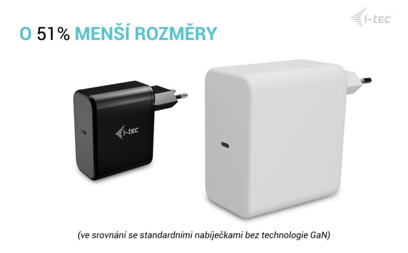 i-tec 100W USB-C Power Delivery GaN Charger - obrázek č. 4