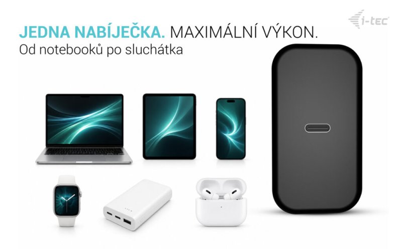 i-tec 100W USB-C Power Delivery GaN Charger - obrázek č. 5